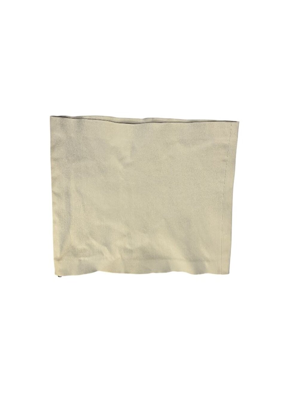 SPRWMN Leather Micro Tube Top in Latte